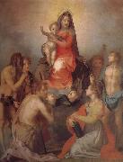 Andrea del Sarto Virgin Mary and her son with Christ oil painting artist